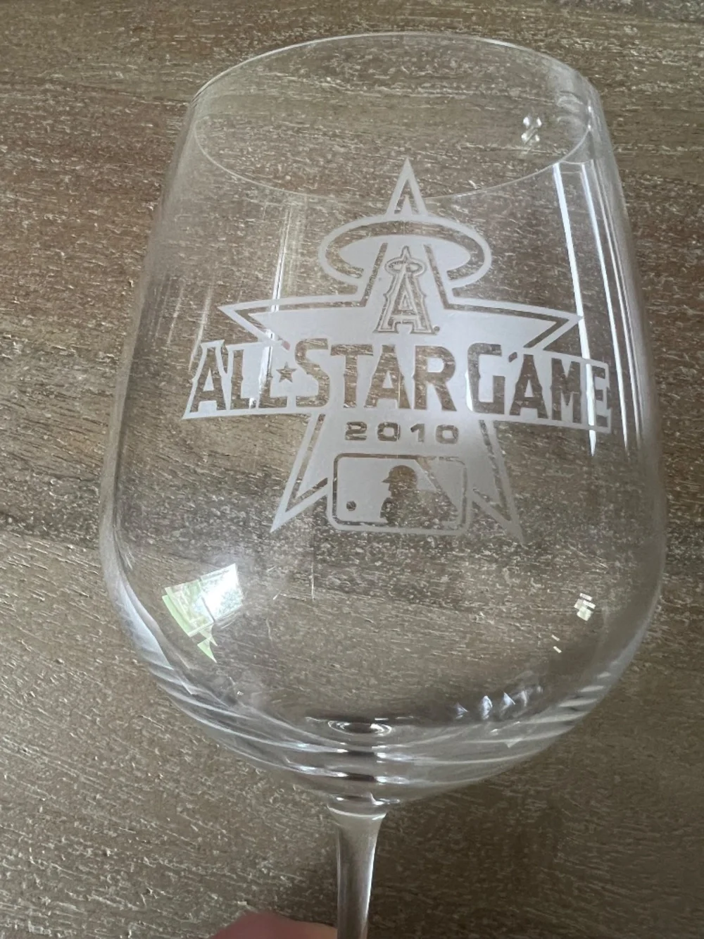 Tiffany & Co RARE 2010 MLB All Star Game Wine Glasses Set of 2 LA Angels EUC